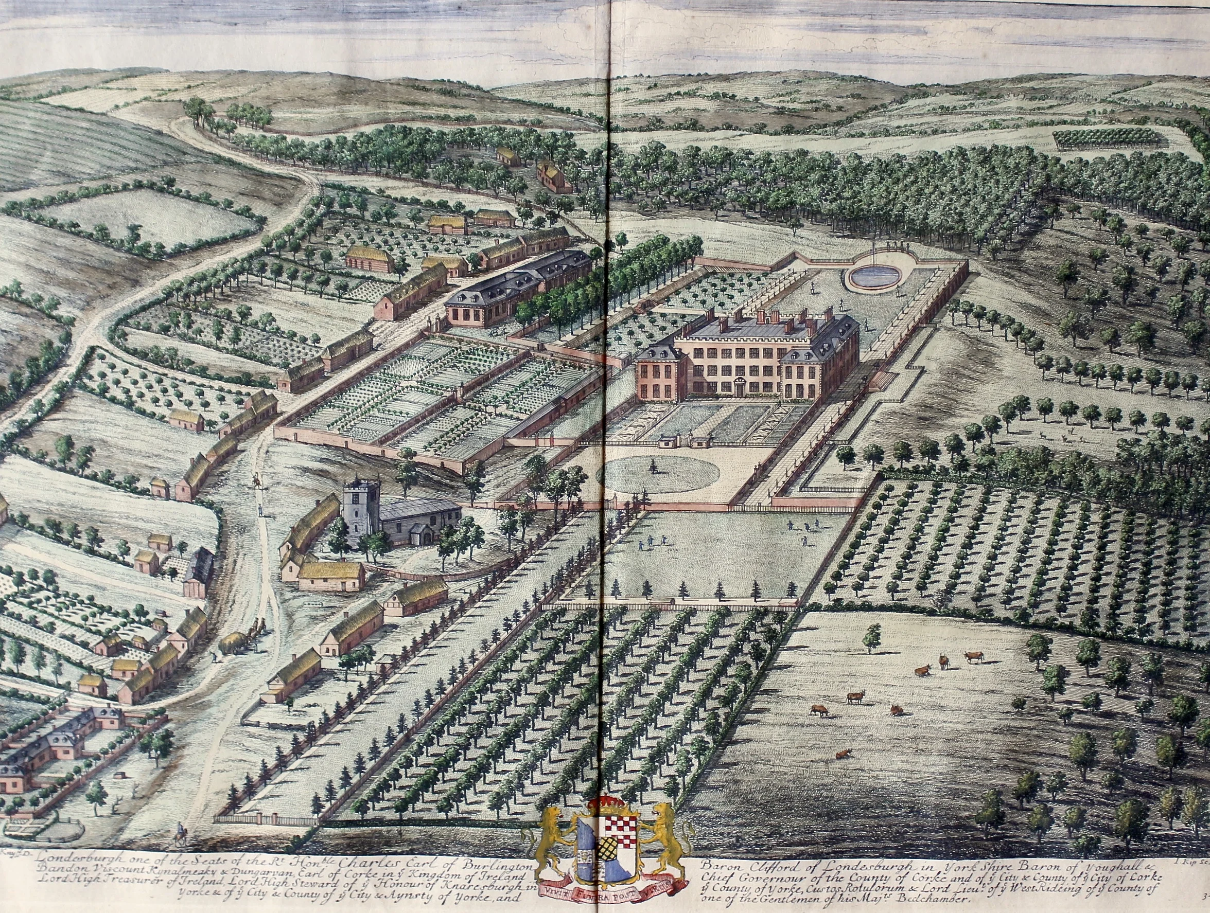 Bird’s Eye English Estate Views Engraved by Johannes Kip