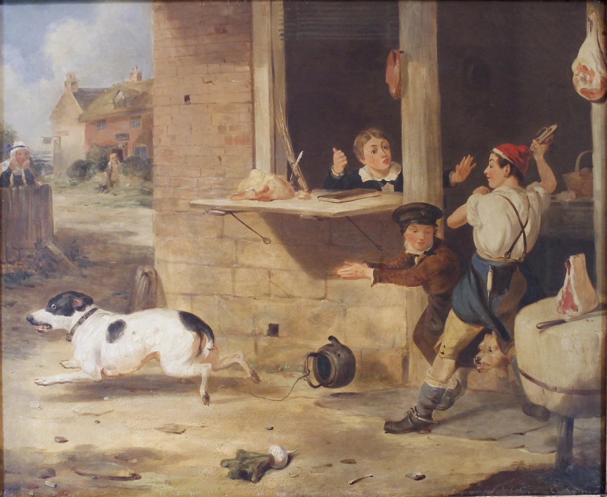 19th Century English Dog Painting