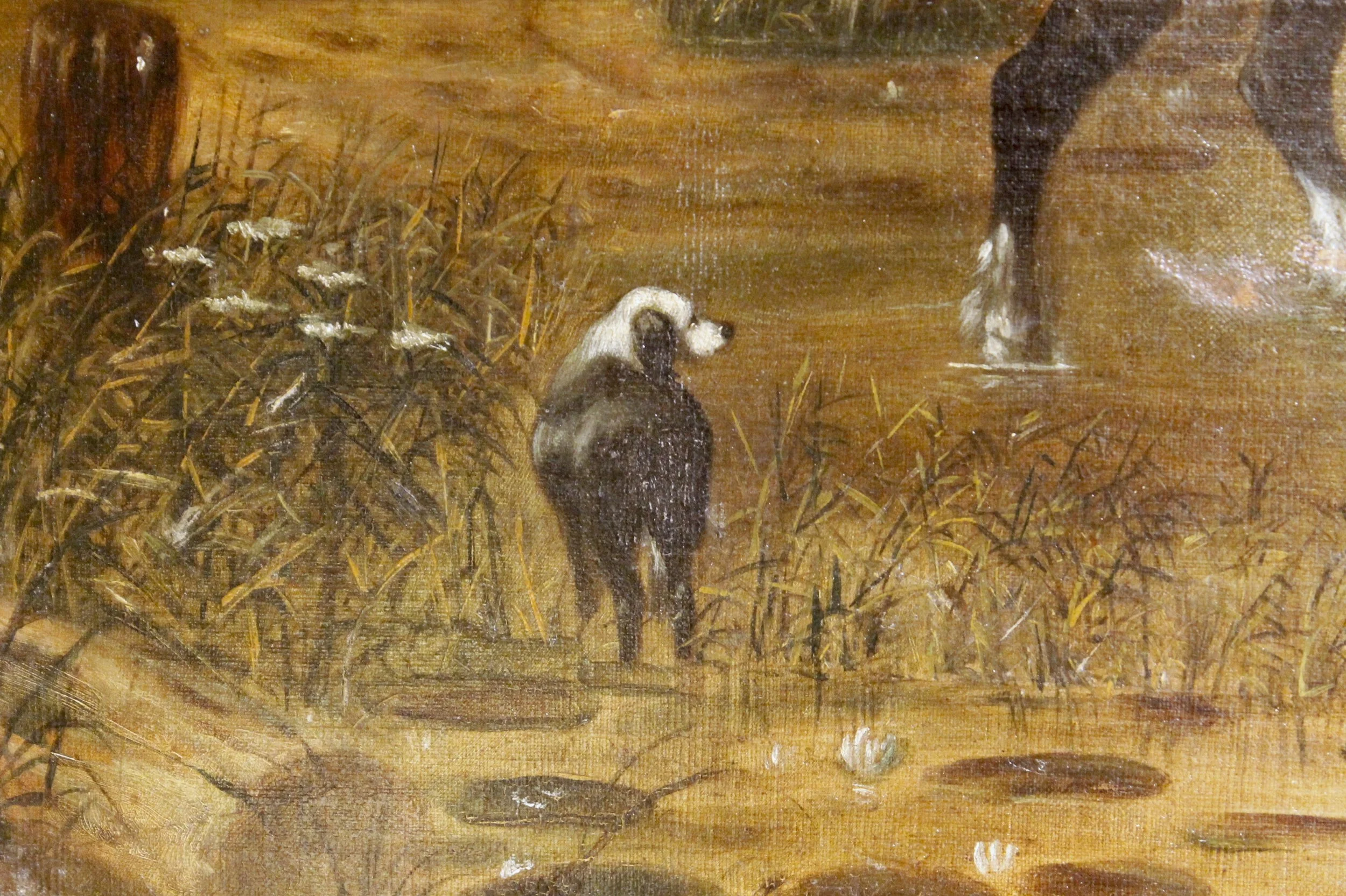 English Landscape Painting with Horses, after Callcott