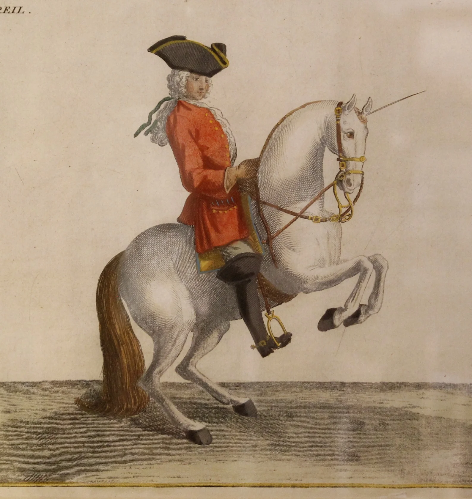 Engravings from “Déscription du manège moderne dans sa perfection,” 1727, Eisenberg