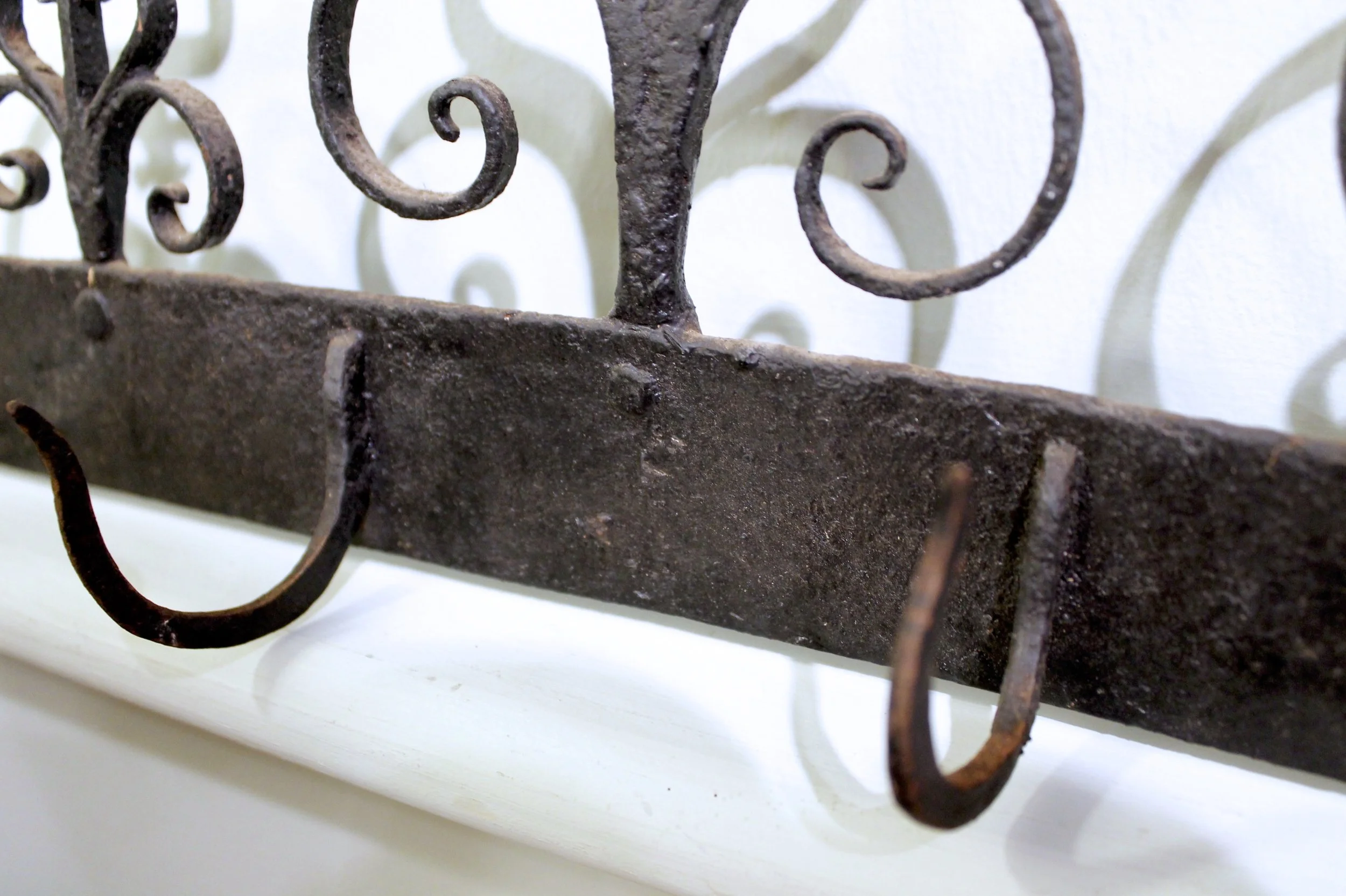 Continental Wrought Iron Utensil Rack,