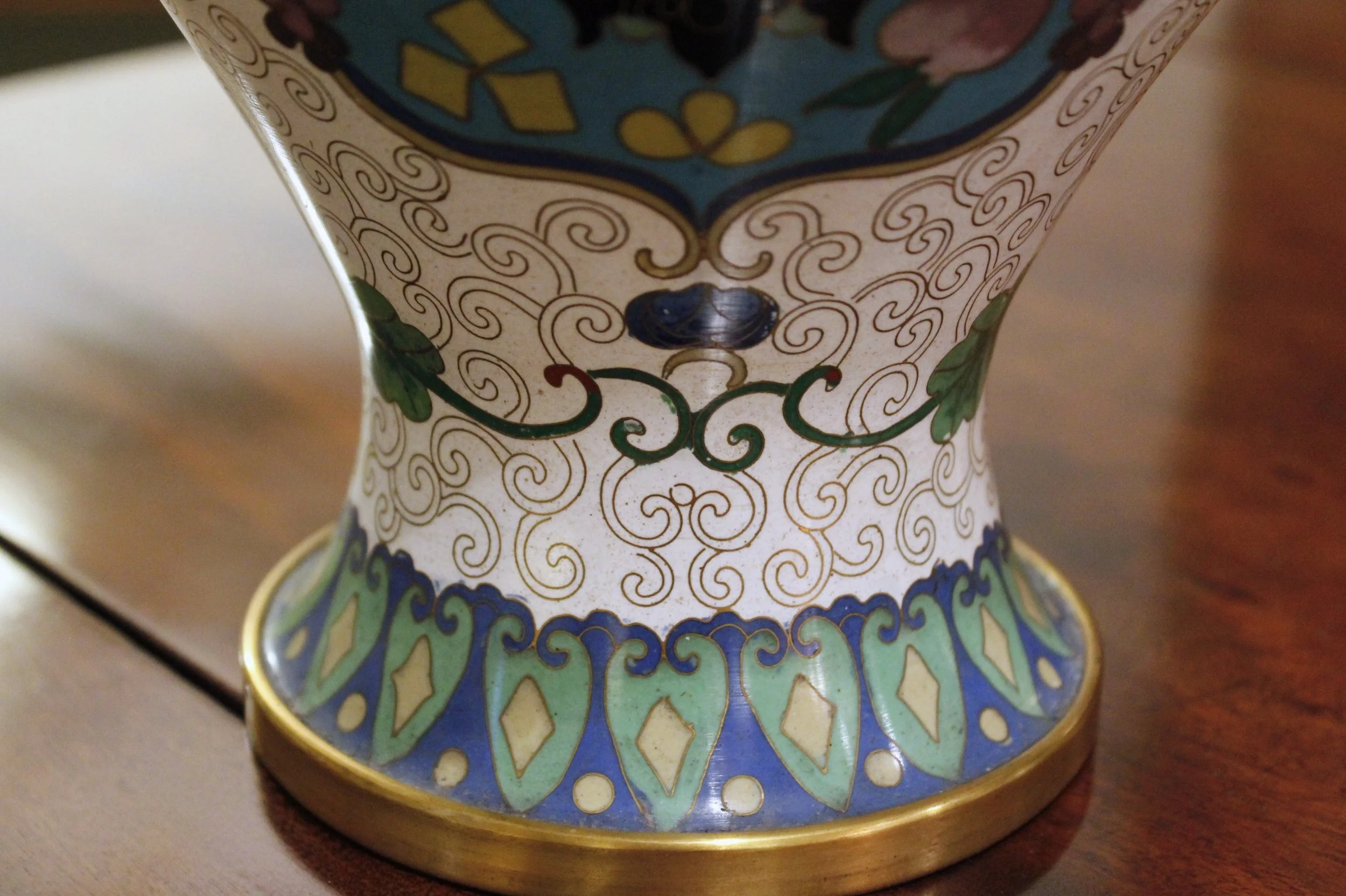 Chinese Cloisonné Vases