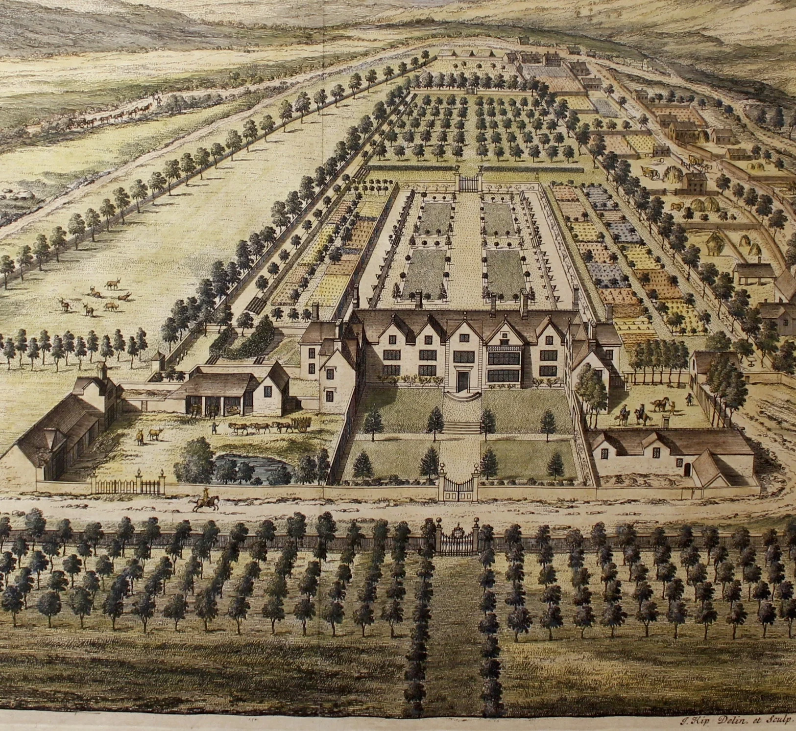 Bird’s Eye English Estate Views Engraved by Johannes Kip