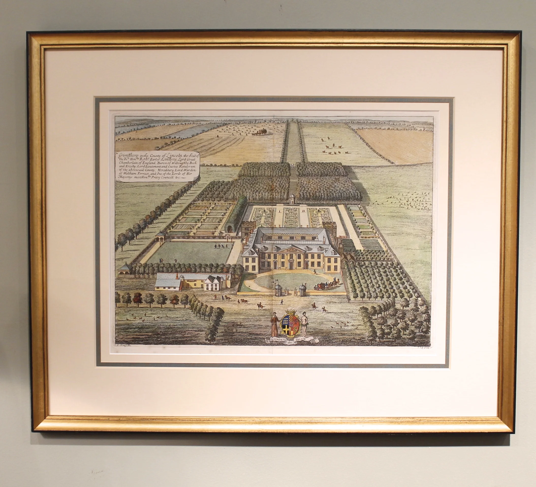 Bird’s Eye English Estate Views Engraved by Johannes Kip