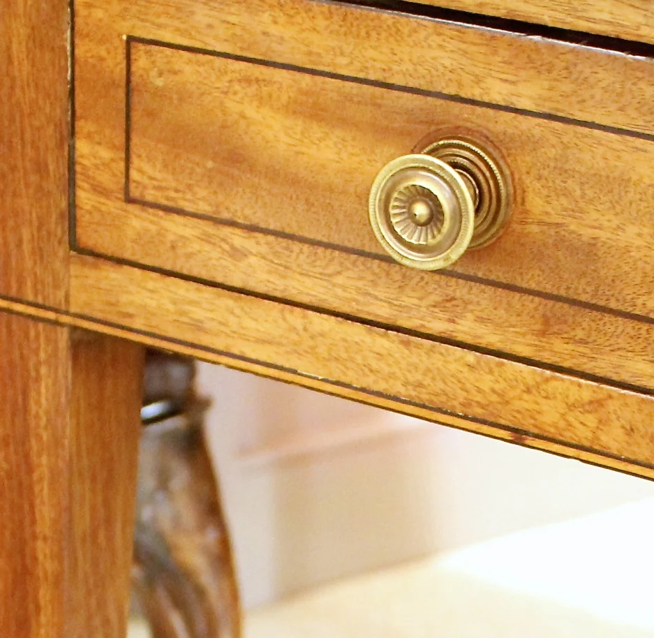 George III Blonde Mahogany Pembroke Table