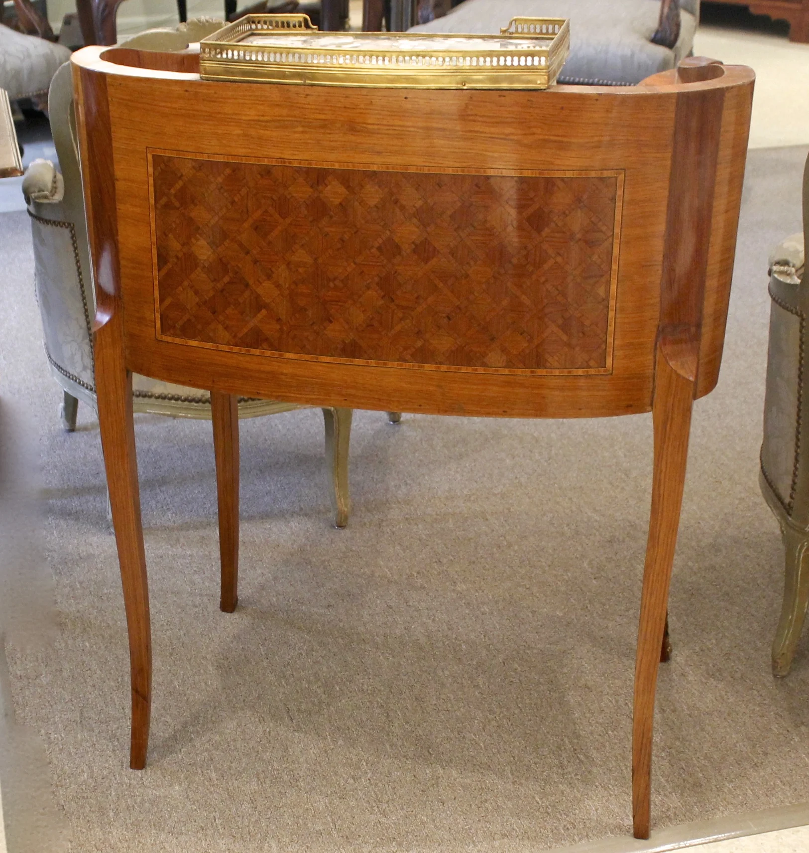 French Louis XV Style Parquetry Lady’s Desk