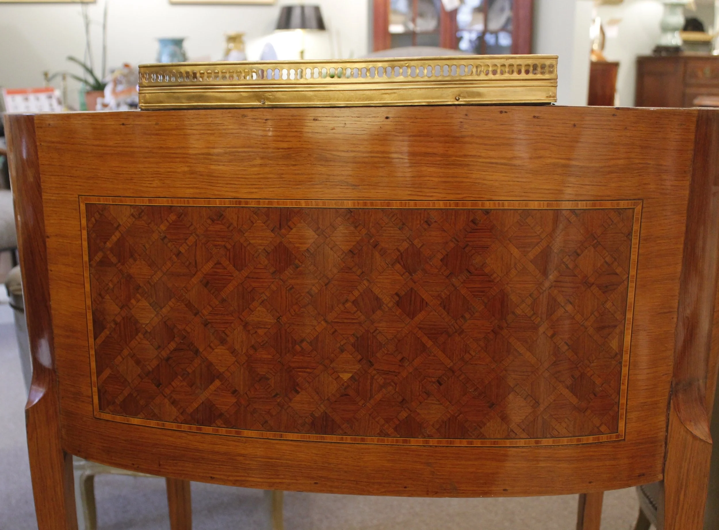 French Louis XV Style Parquetry Lady’s Desk