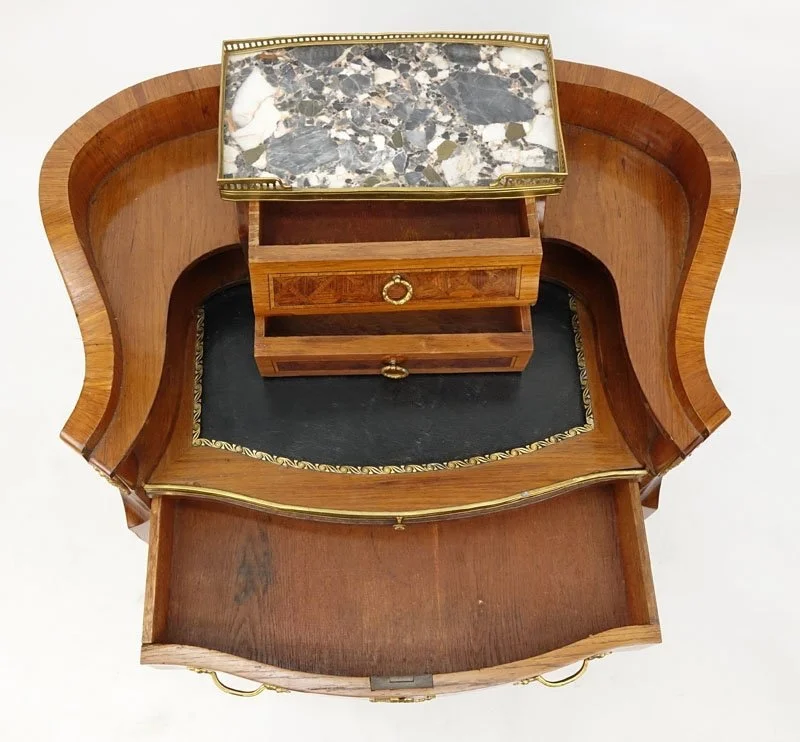 French Louis XV Style Parquetry Lady’s Desk