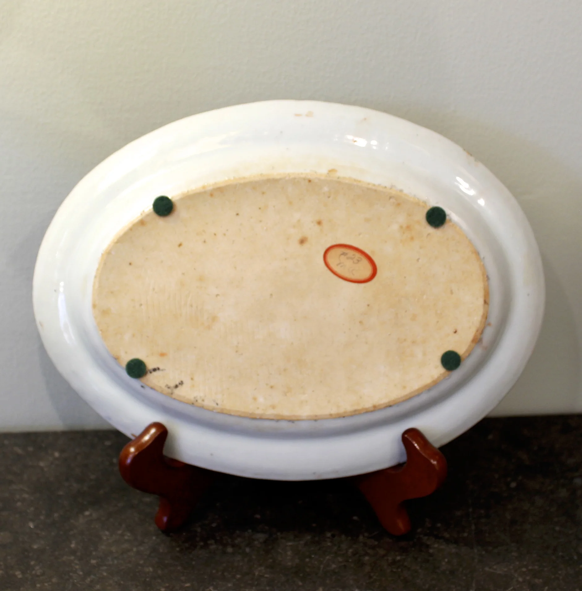 Chinese Export Thousand Butterfly Oval Porcelain Platter