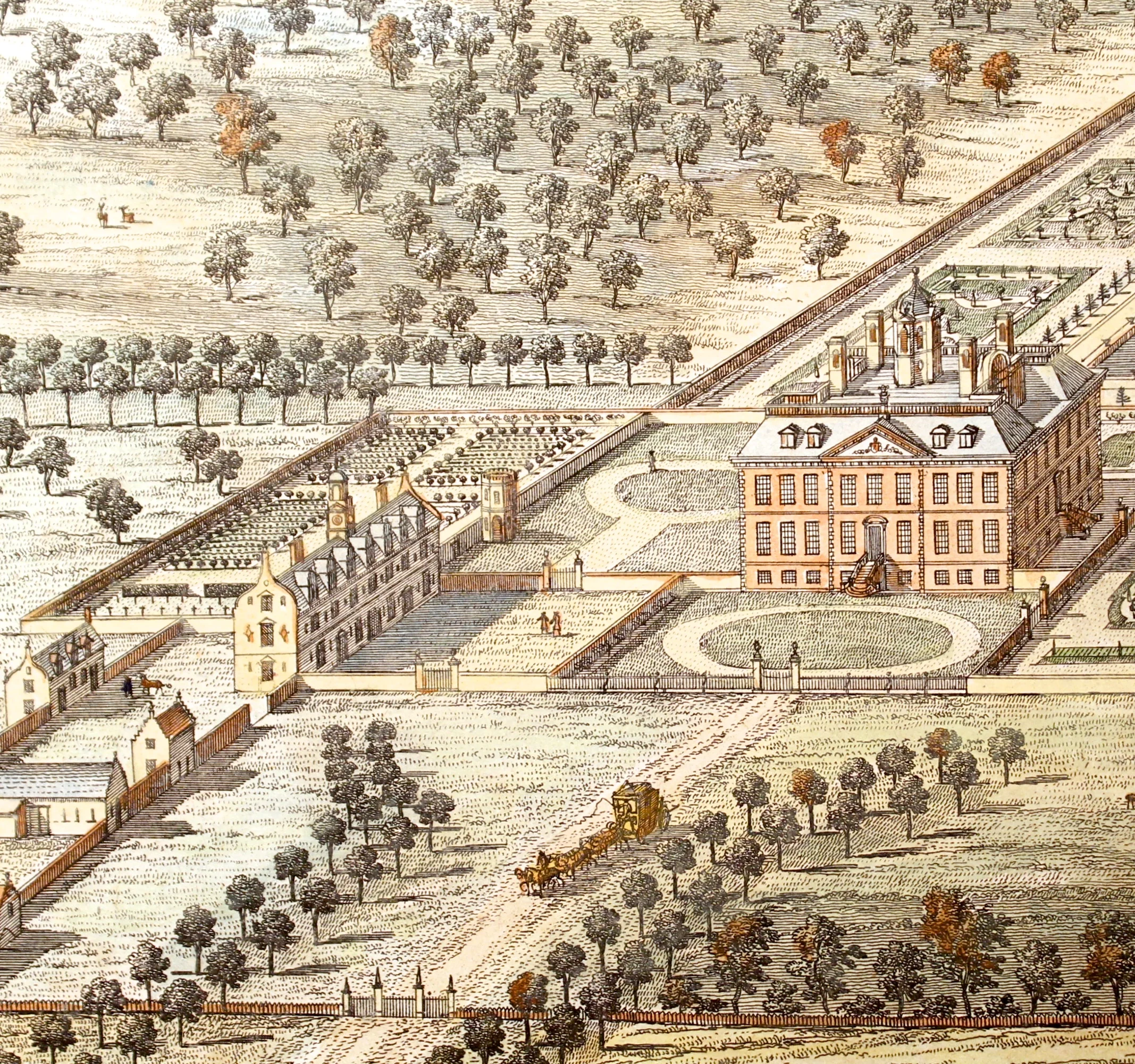 Bird’s Eye English Estate Views Engraved by Johannes Kip