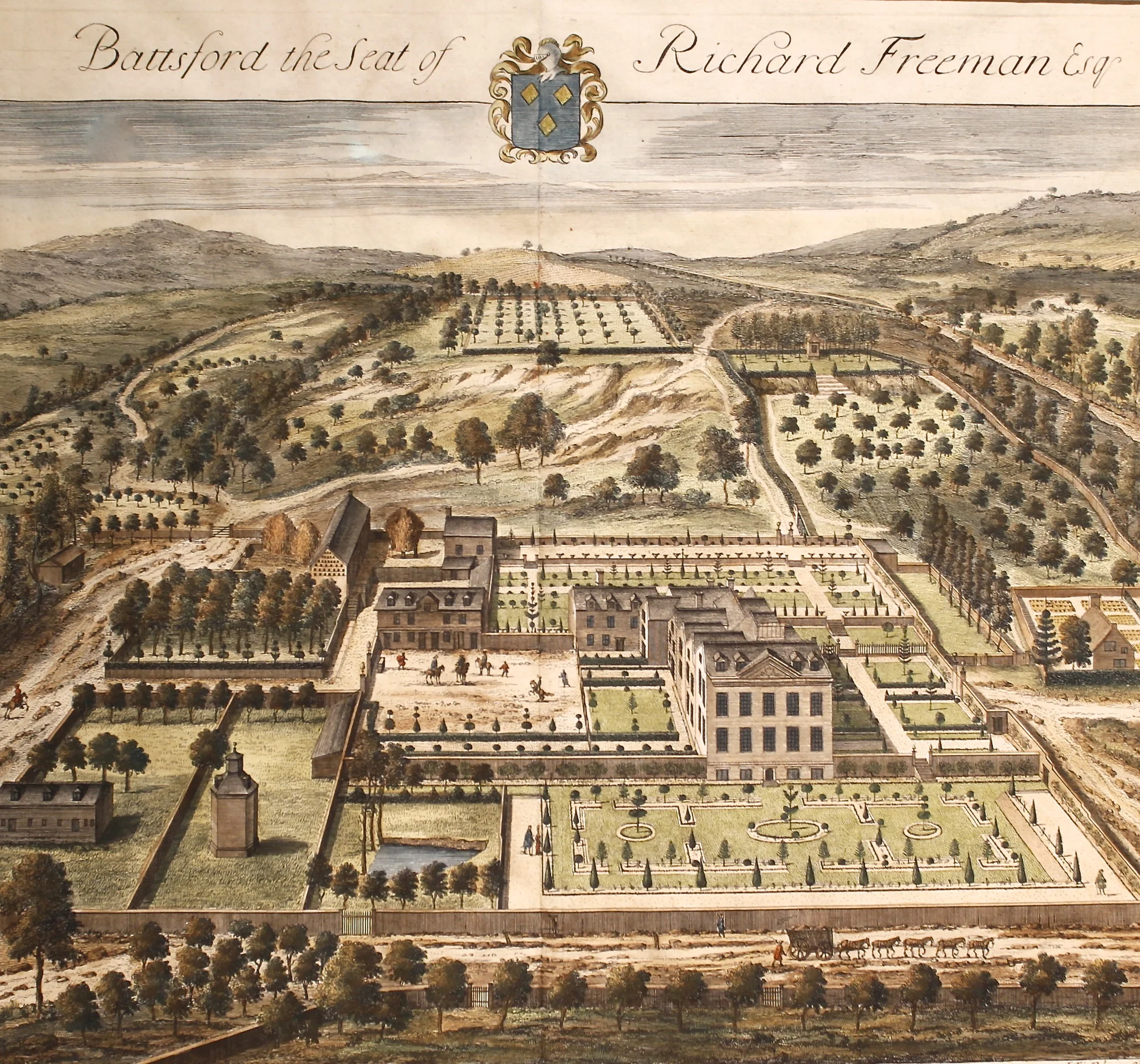  Bird’s Eye English Estate Views Engraved by Johannes Kip