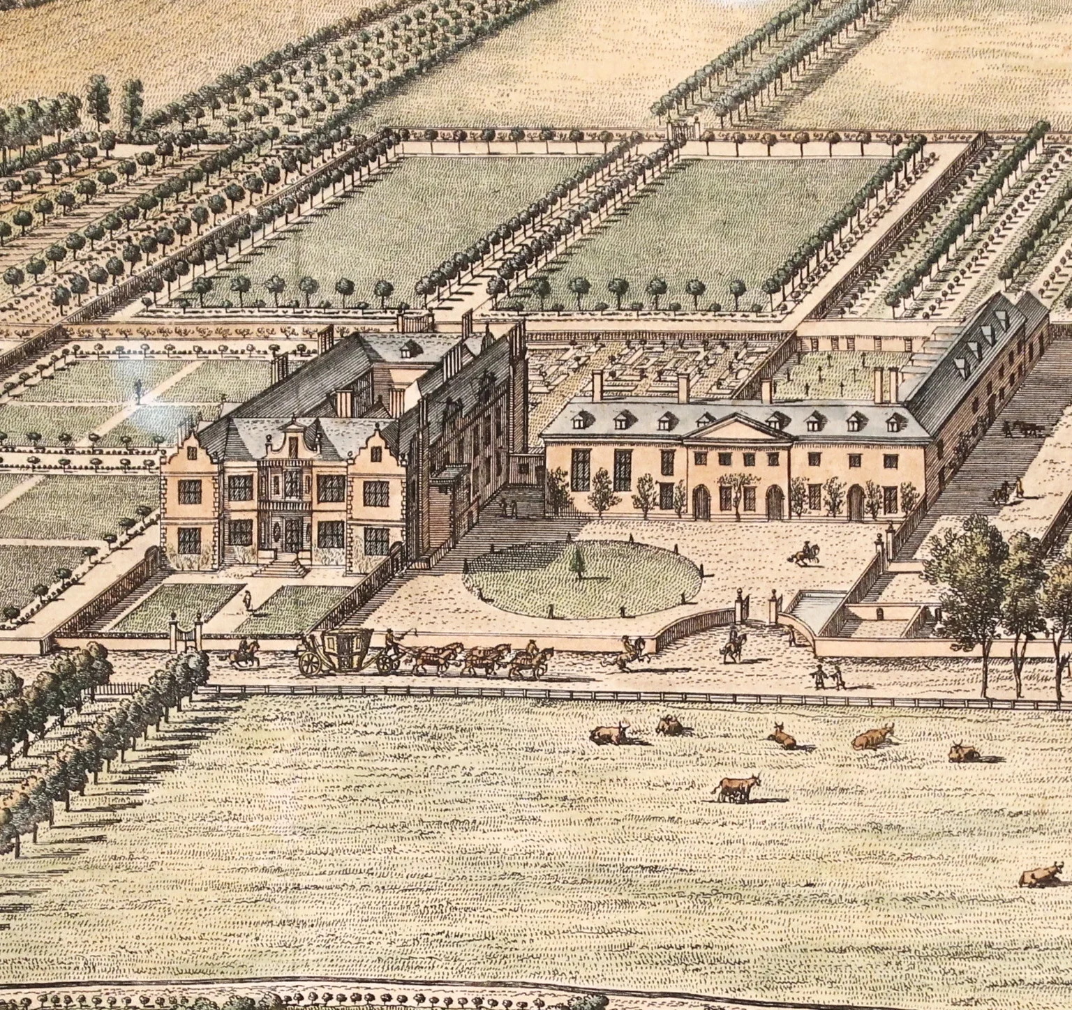  Bird’s Eye English Estate Views Engraved by Johannes Kip