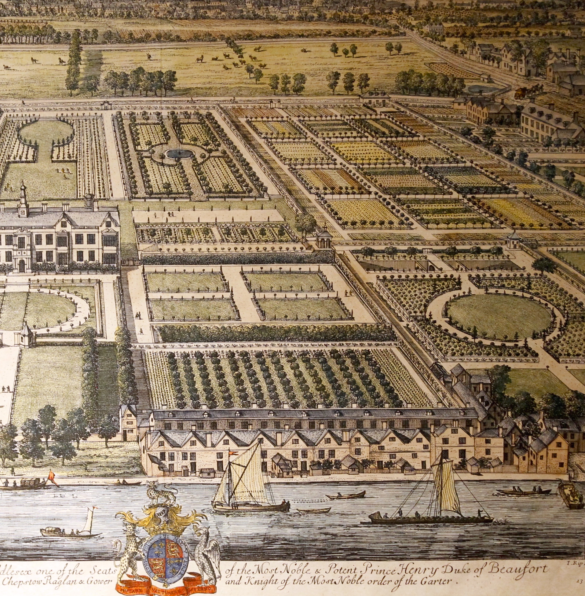  Bird’s Eye English Estate Views Engraved by Johannes Kip