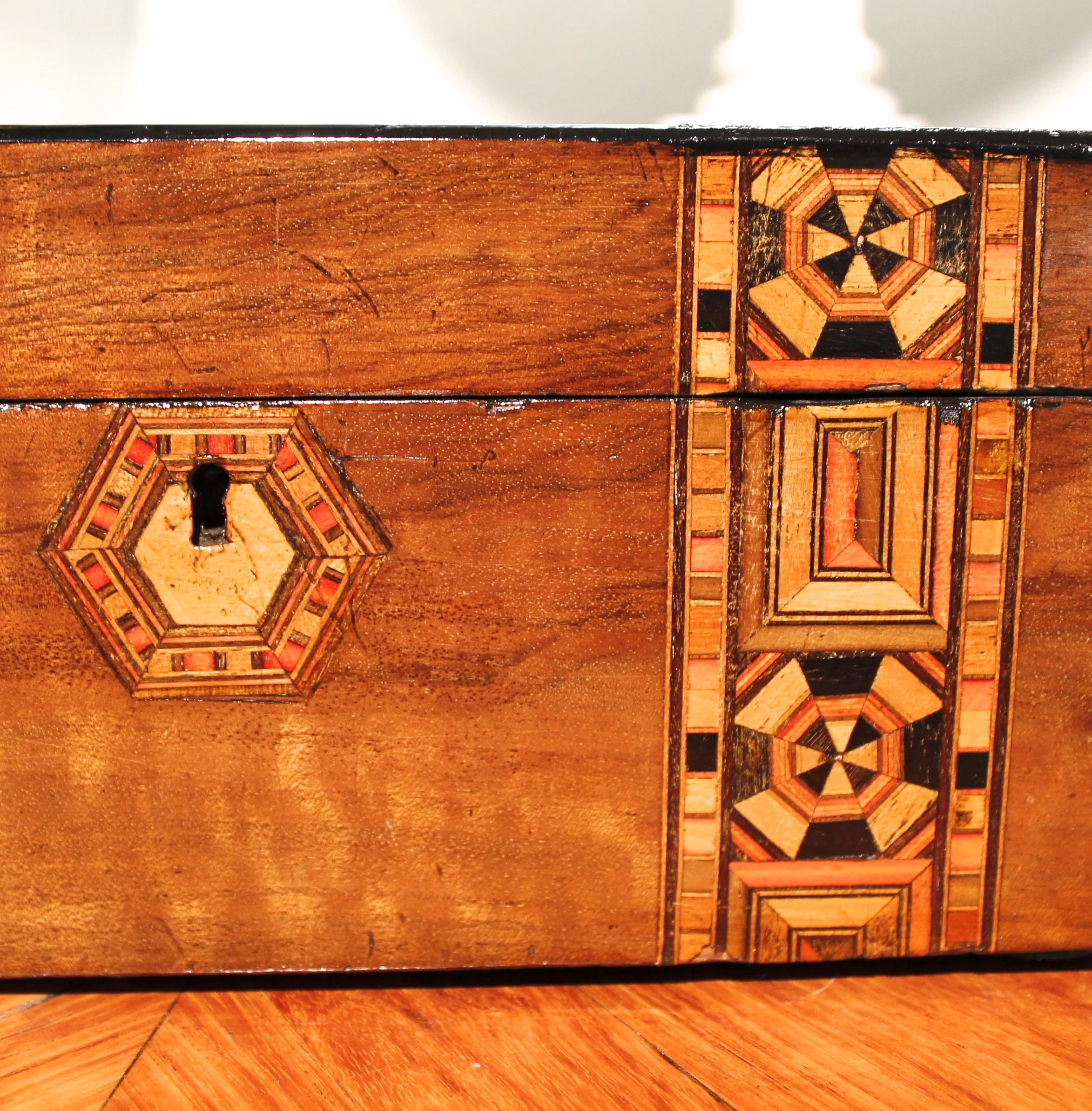 English Tunbridge Ware Marquetry Box