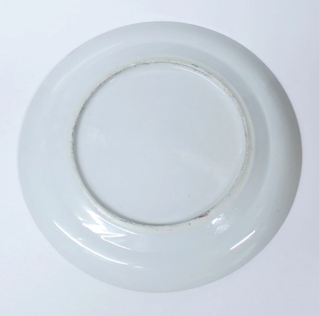 Six Fine Rose Medallion Dinner Plates