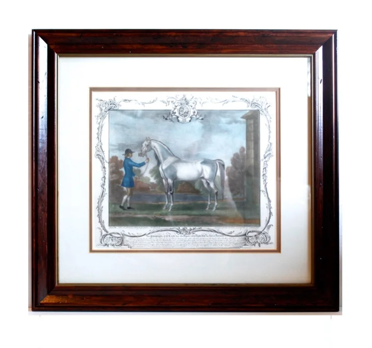 Thomas Spencer, 18th Century Handcolored Aquatint Engravings of Famous Racehorses