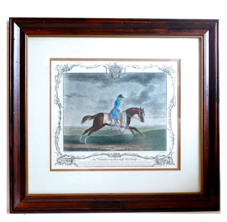 Thomas Spencer, 18th Century Handcolored Aquatint Engravings of Famous Racehorses