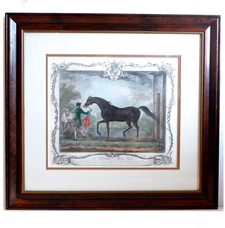 Thomas Spencer, 18th Century Handcolored Aquatint Engravings of Famous Racehorses