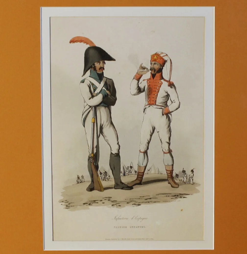 Napoleonic Era European Military Regimental Costume Prints