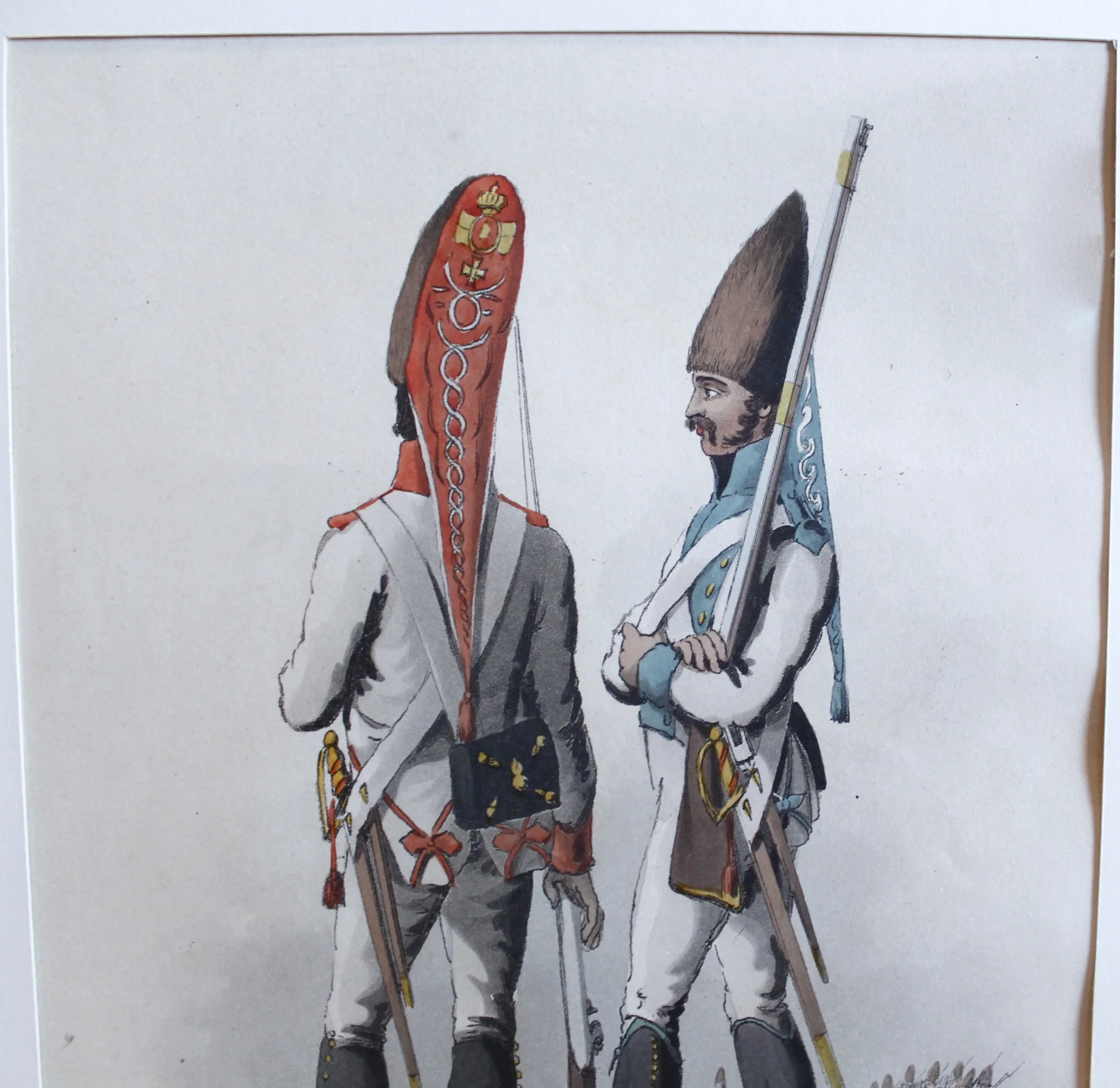 Napoleonic Era European Military Regimental Costume Prints