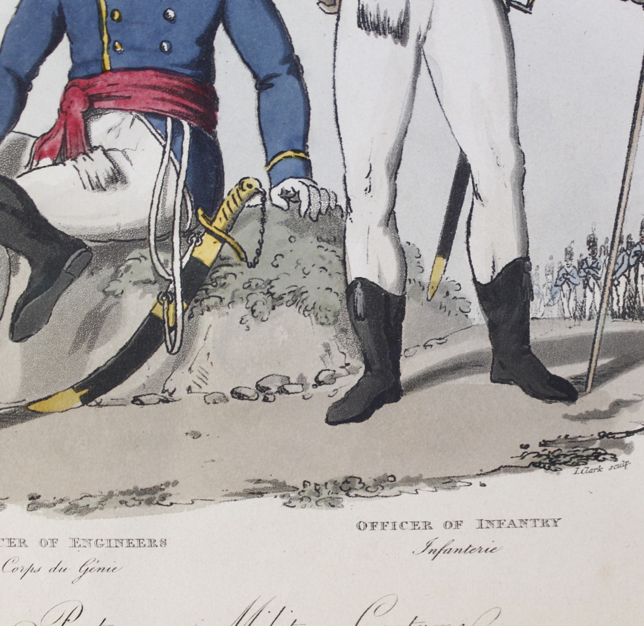 Napoleonic Era European Military Regimental Costume Prints (1809