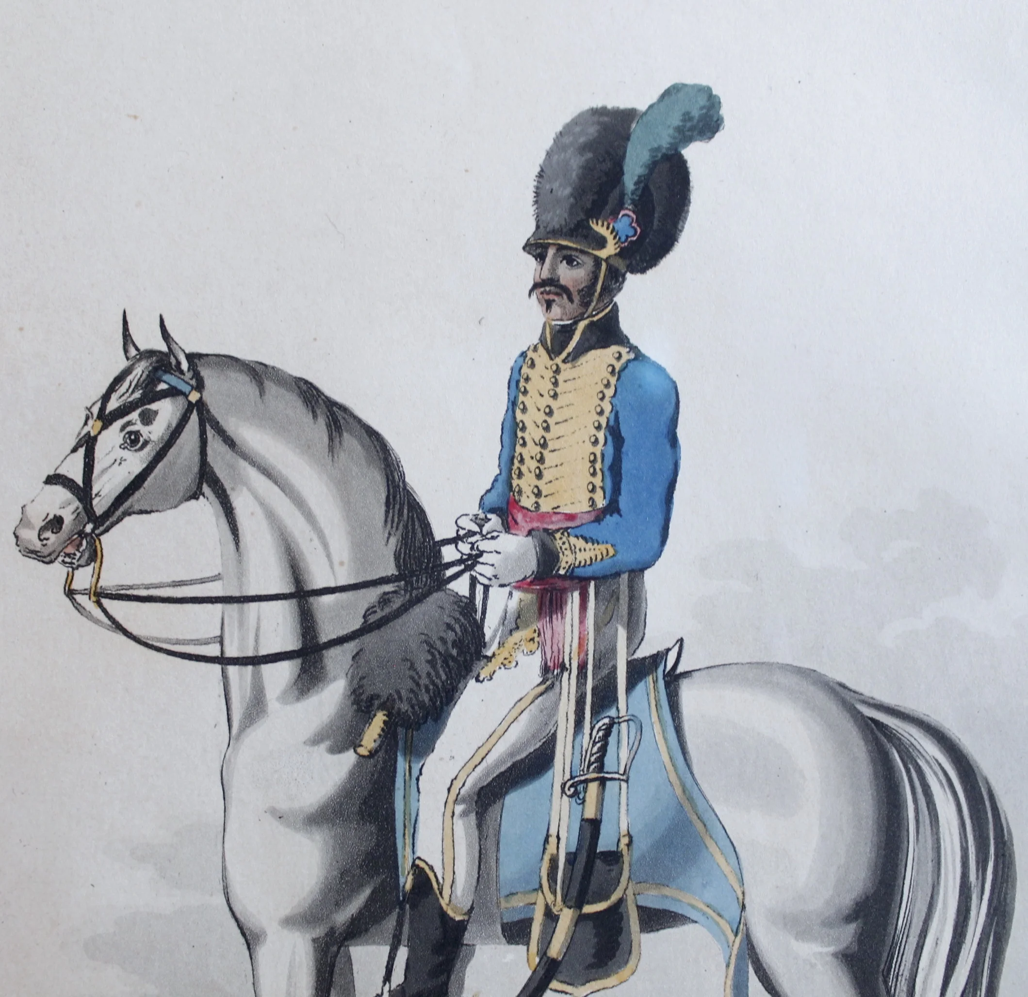 Napoleonic Era European Military Regimental Costume Prints (1809) - Spanish and Portuguese