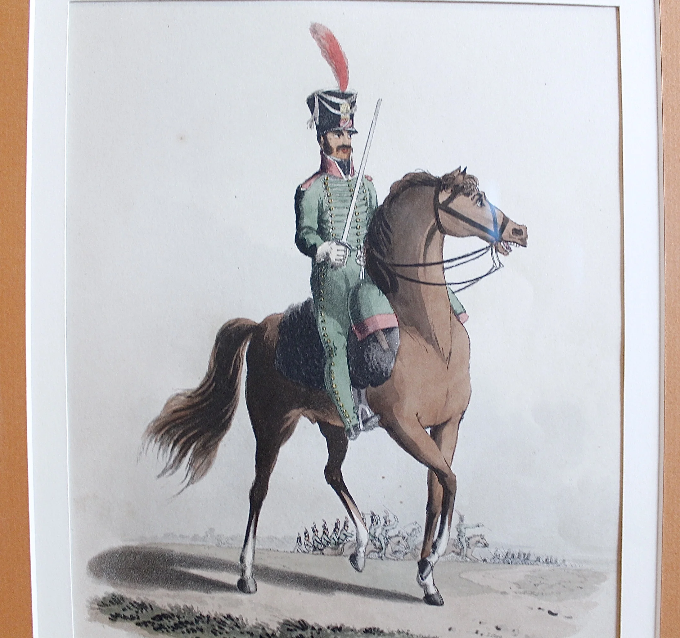 Napoleonic Era European Military Regimental Costume Prints (1809) - Spanish and Portuguese