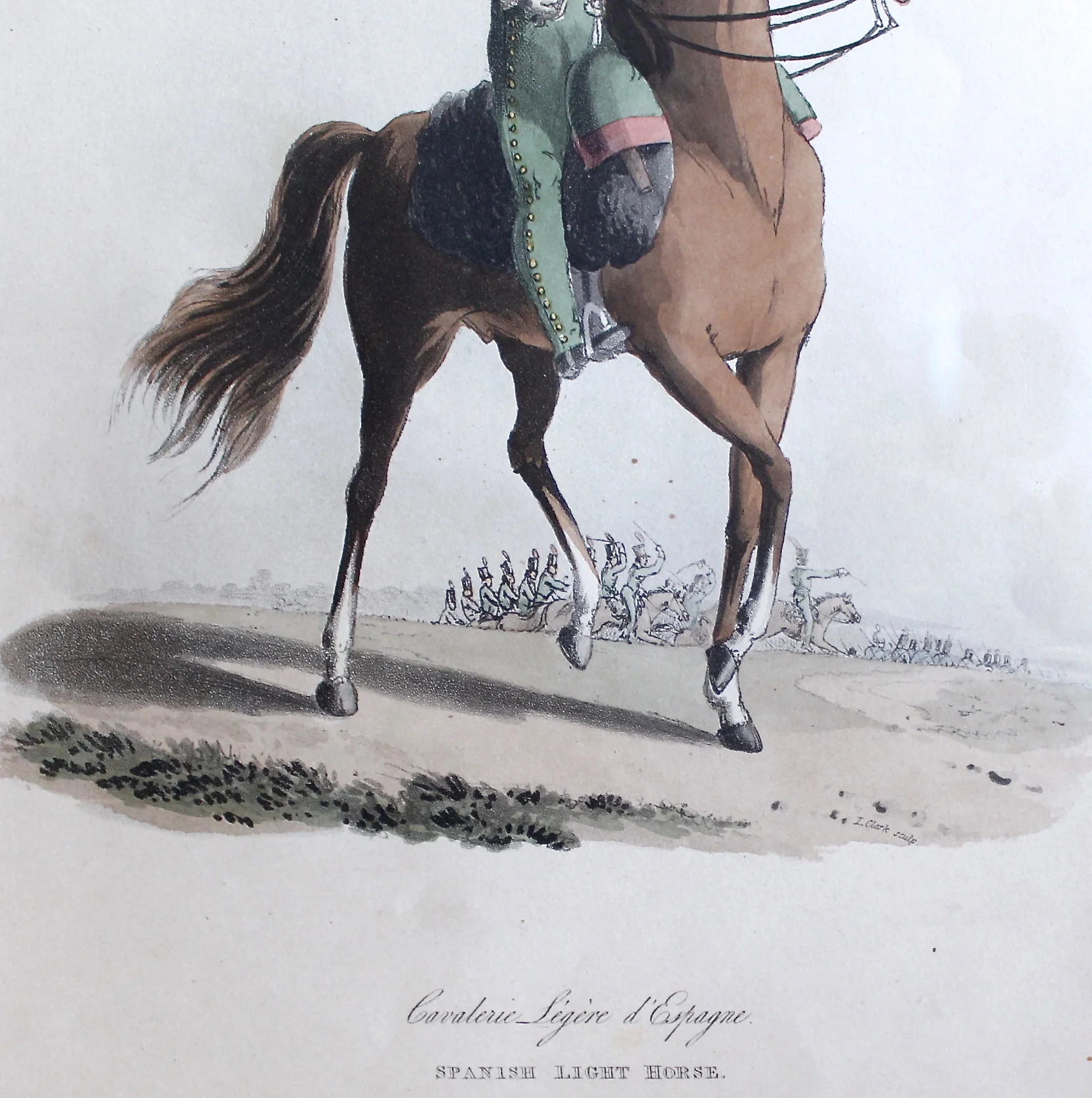 Napoleonic Era European Military Regimental Costume Prints (1809) - Spanish and Portuguese