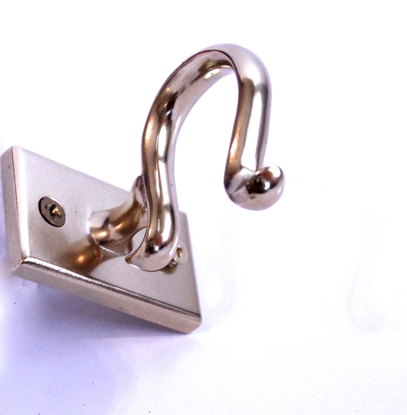 Brass Fireplace Firetool Hook