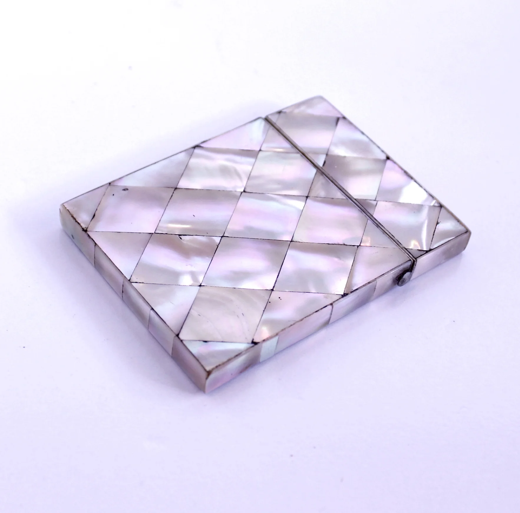 Mother of Pearl Marquetry Card Case