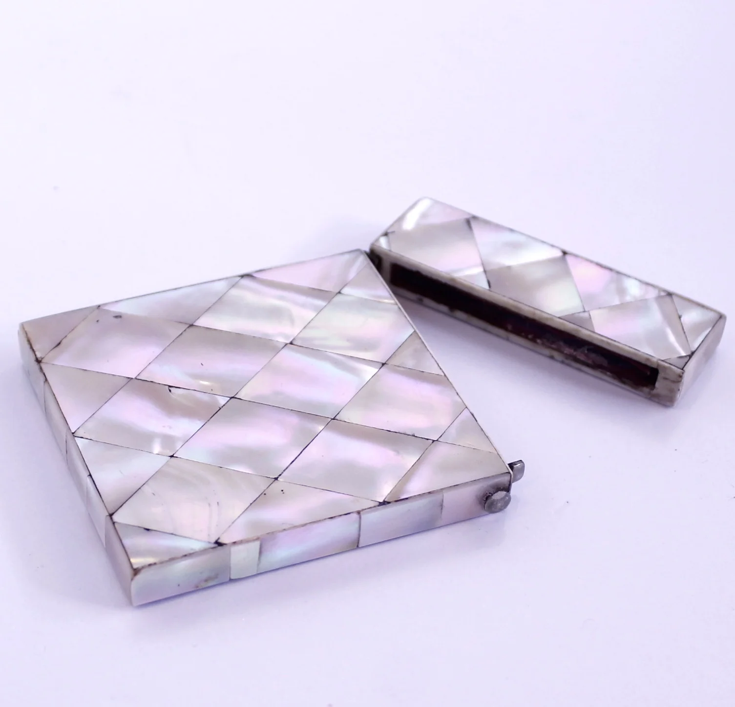 Mother of Pearl Marquetry Card Case