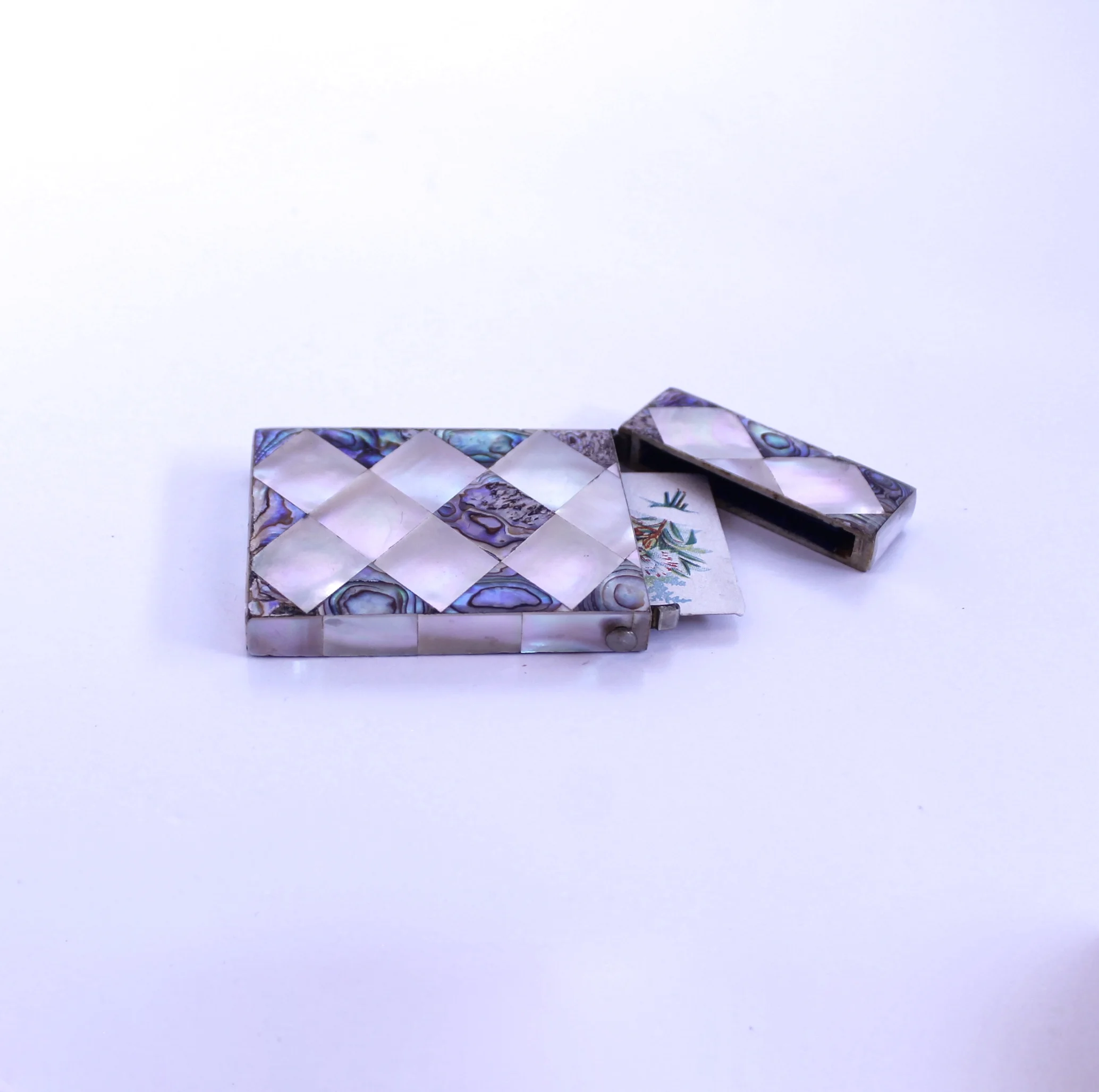 Mother of Pearl and Abalone Card Case