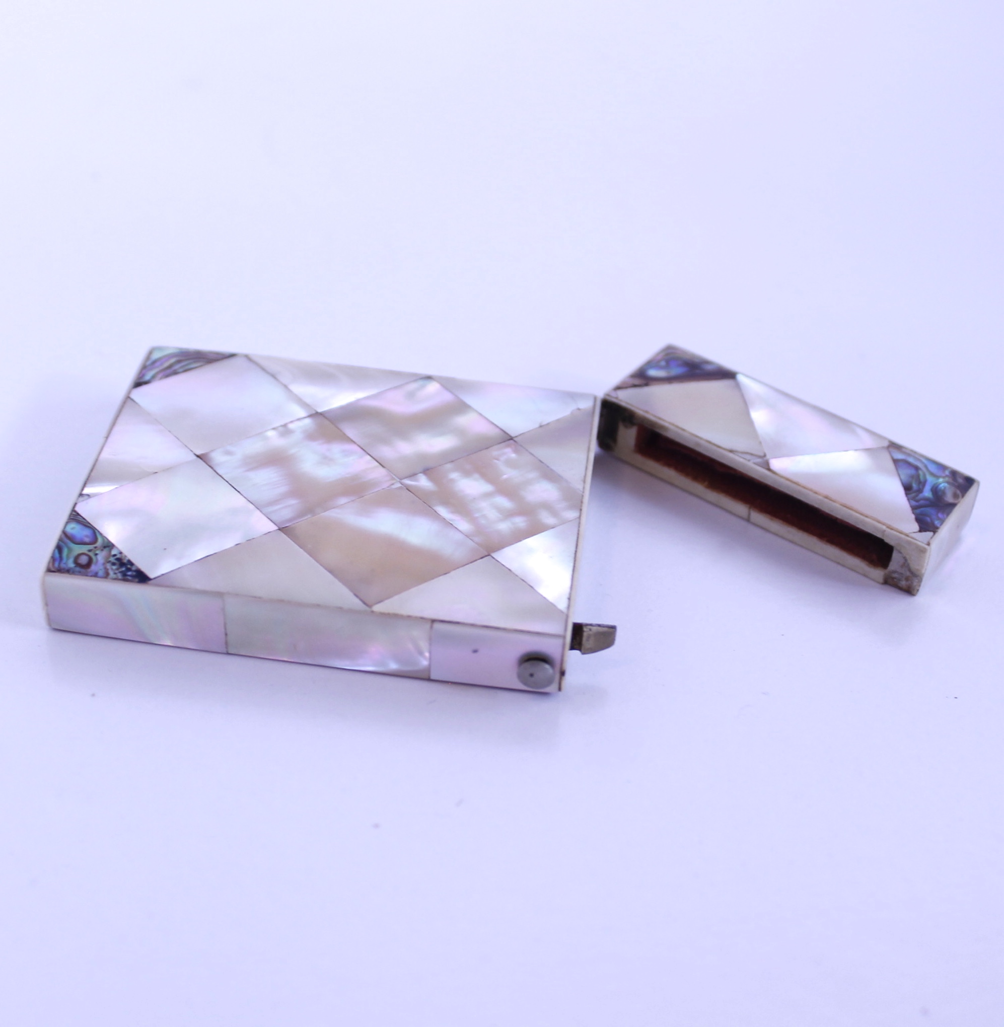 Mother of Pearl Marquetry Card Case