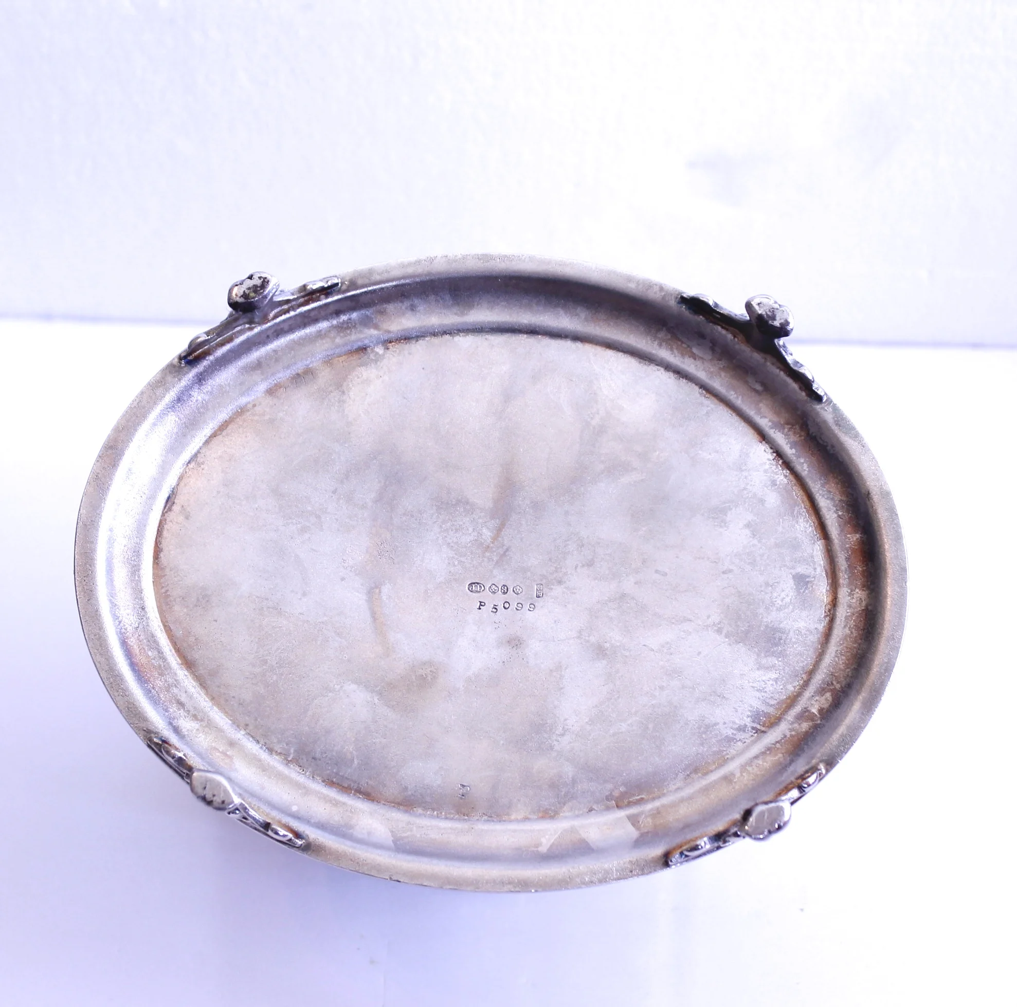 Silver Plate Sheffield Biscuit Box