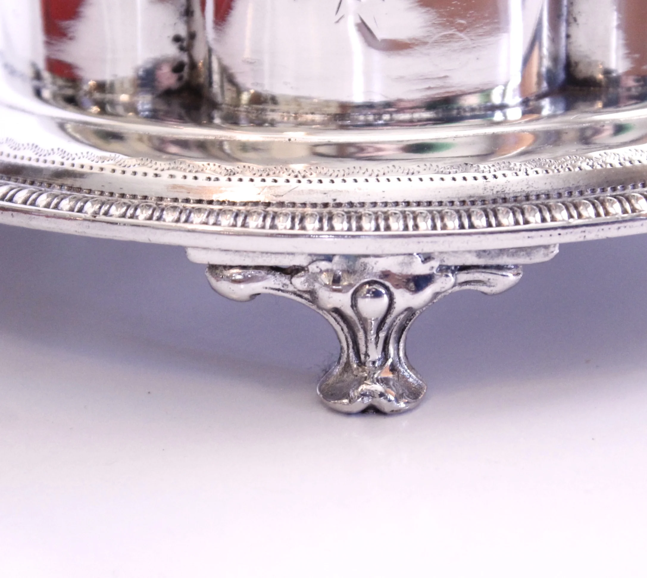 Silver Plate Sheffield Biscuit Box