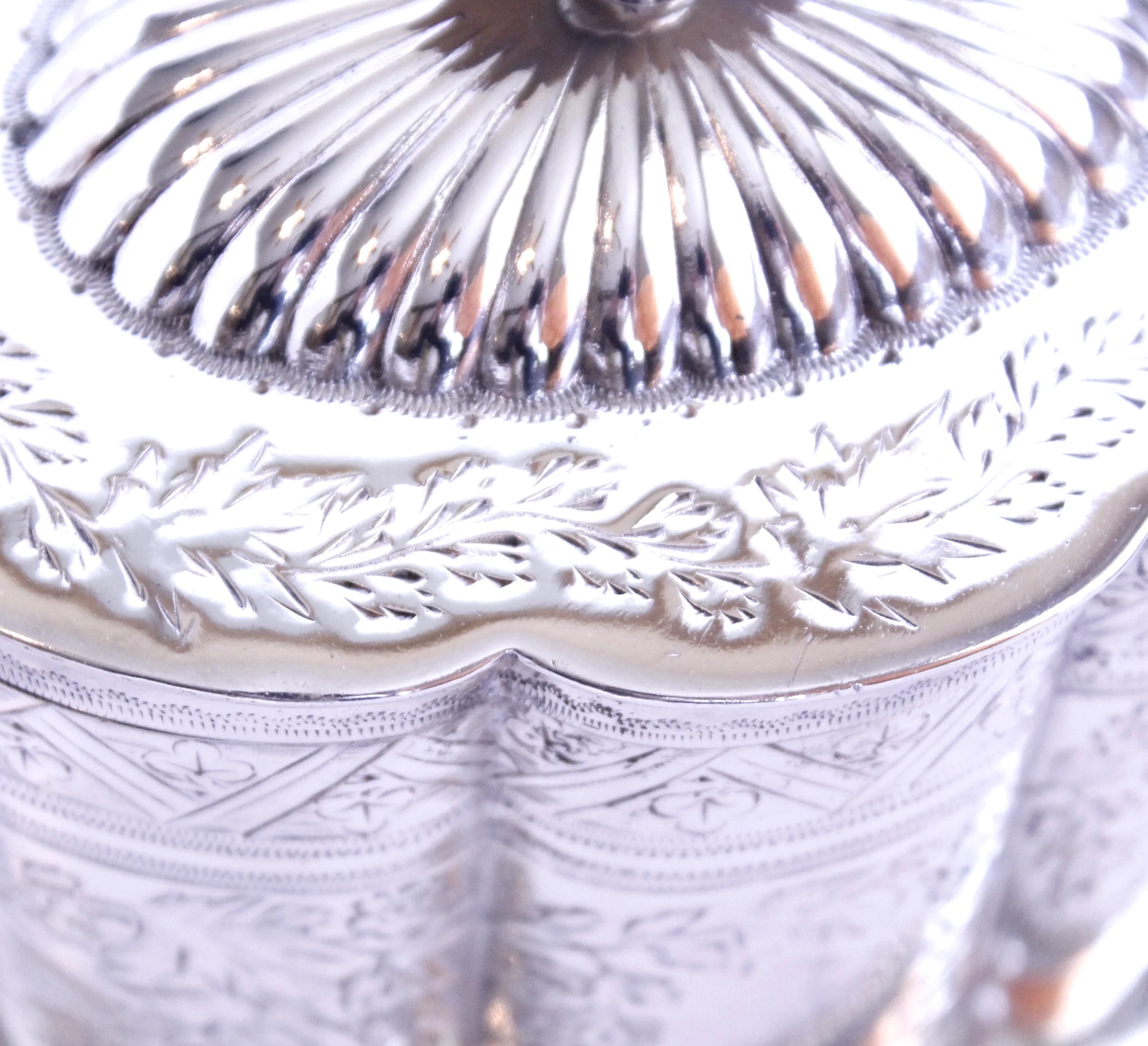 Silver Plate Sheffield Biscuit Box