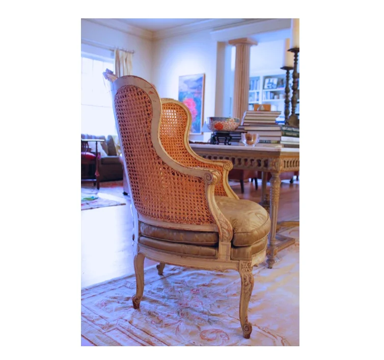 Pair of Large Antique Louis XVI Style Painted