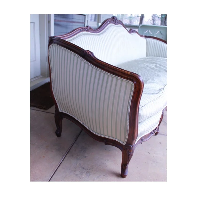 Antique Italian Walnut Louis XV Style Sofa