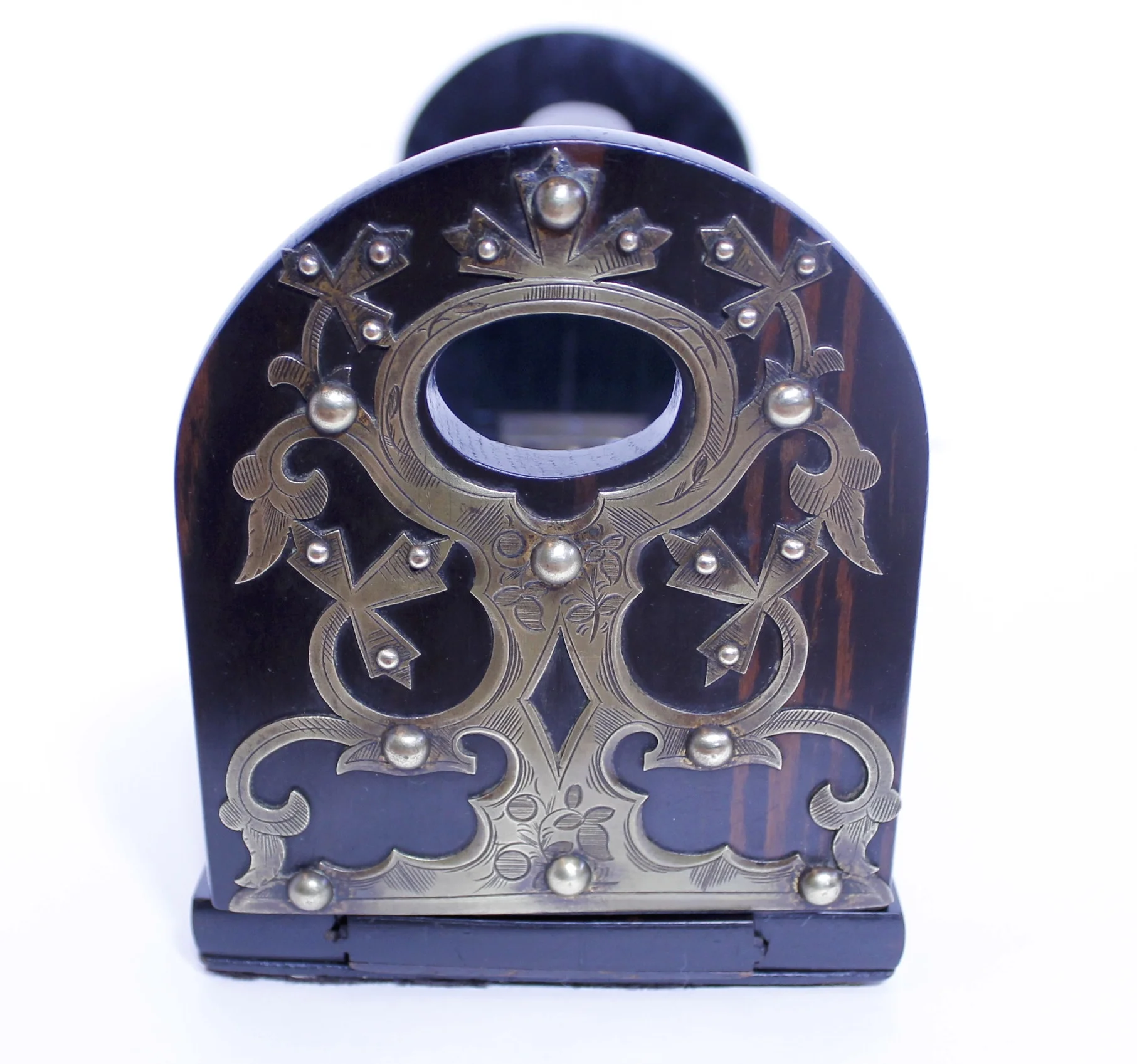 Victorian Brass Mounted Calamander Book Ends