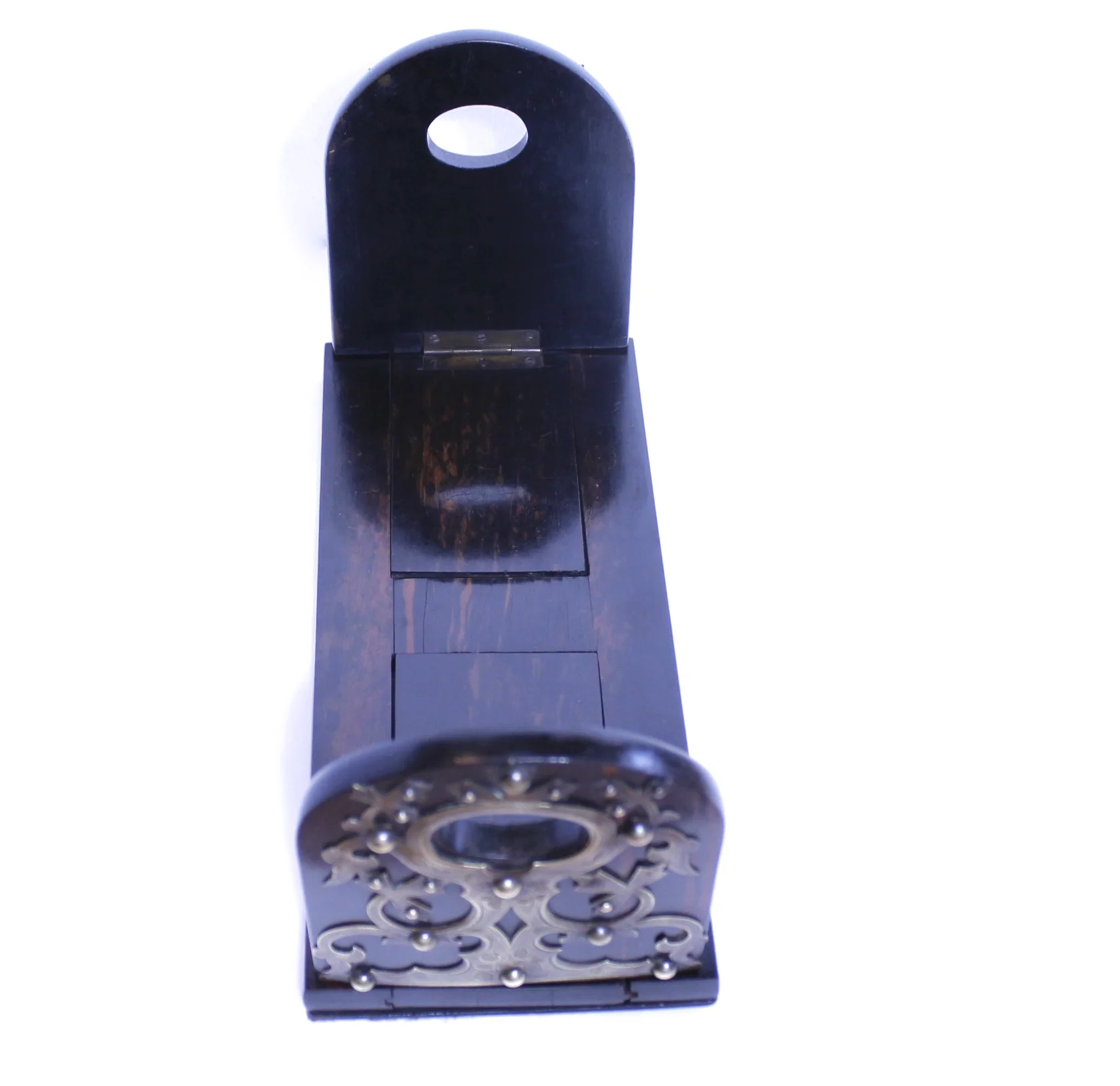 Victorian Brass Mounted Calamander Book Ends