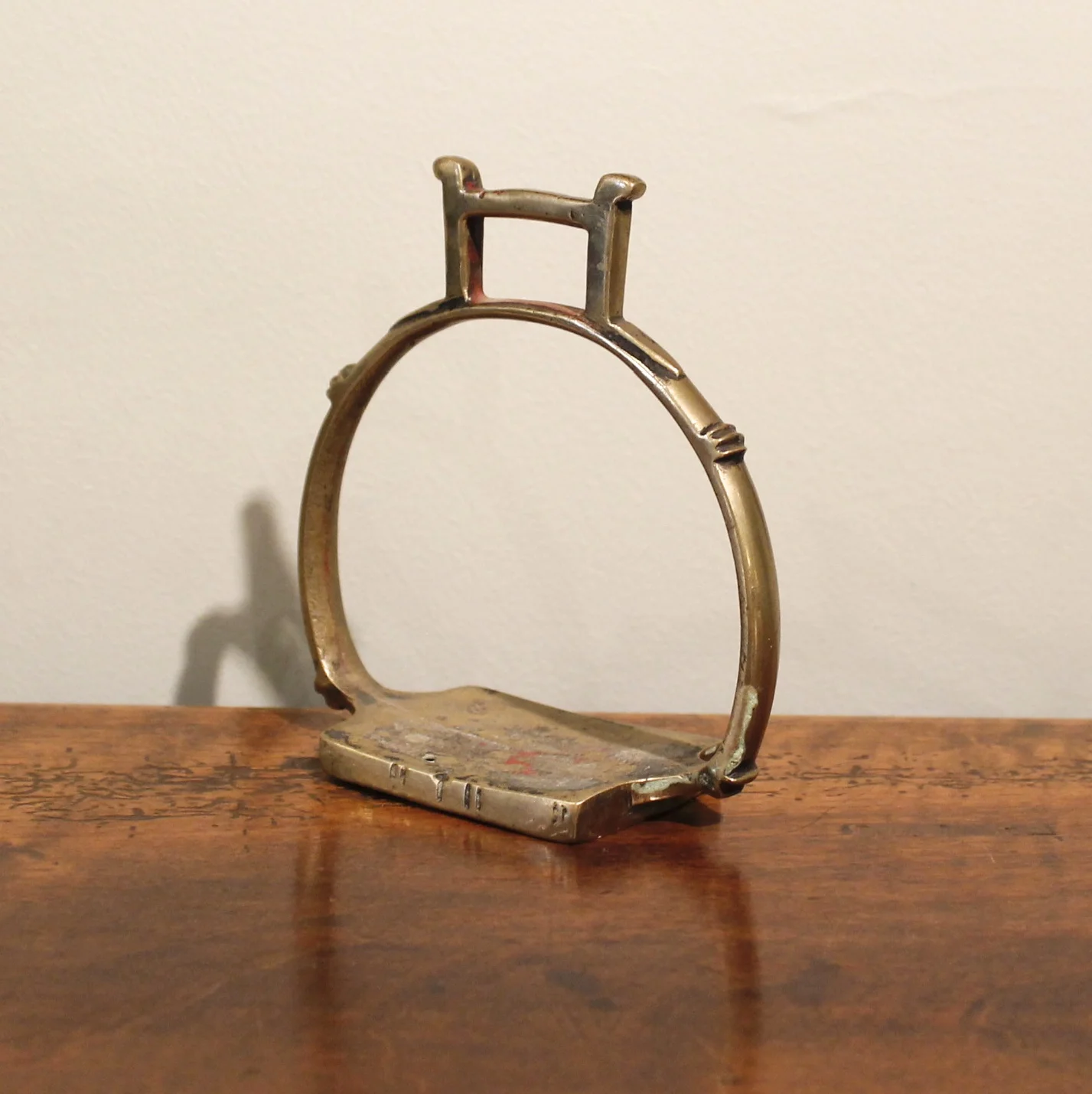 Pair of Chinese Brass Stirrups
