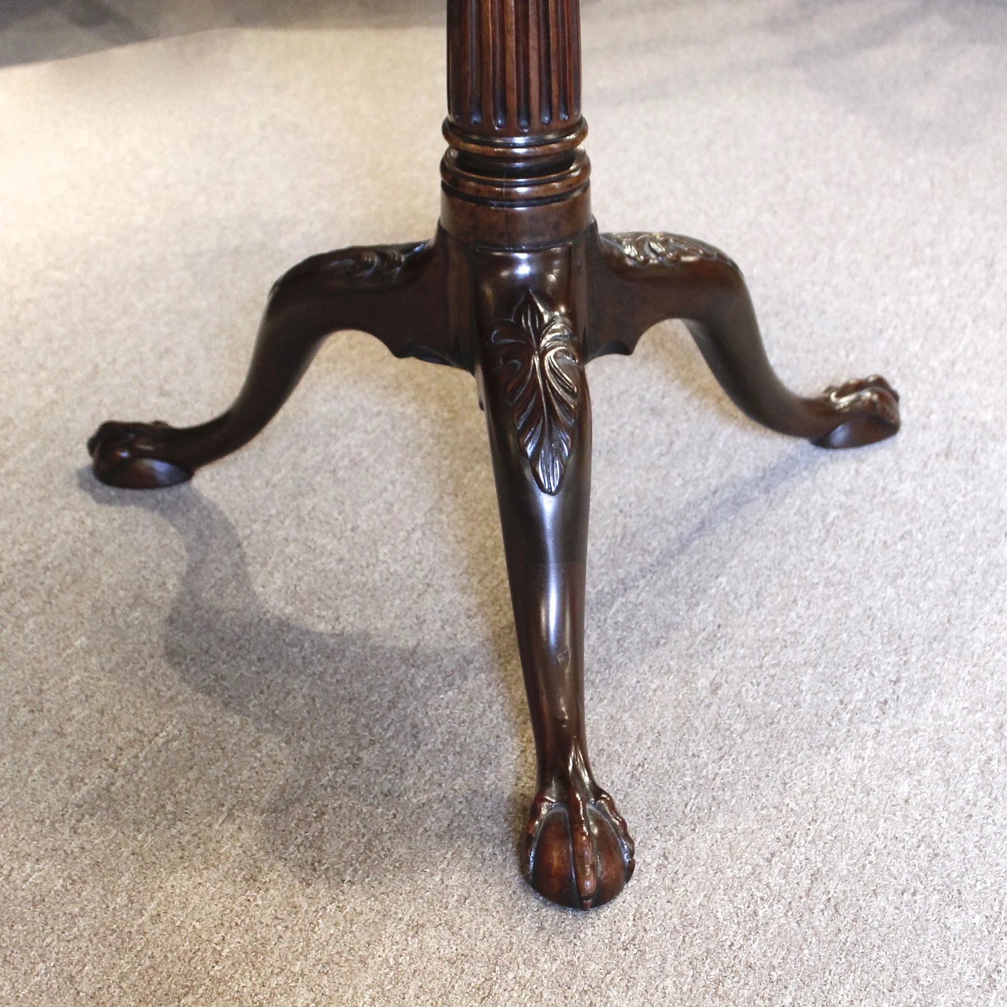 George II Tilt Top Tea Table  Pie Crust Top