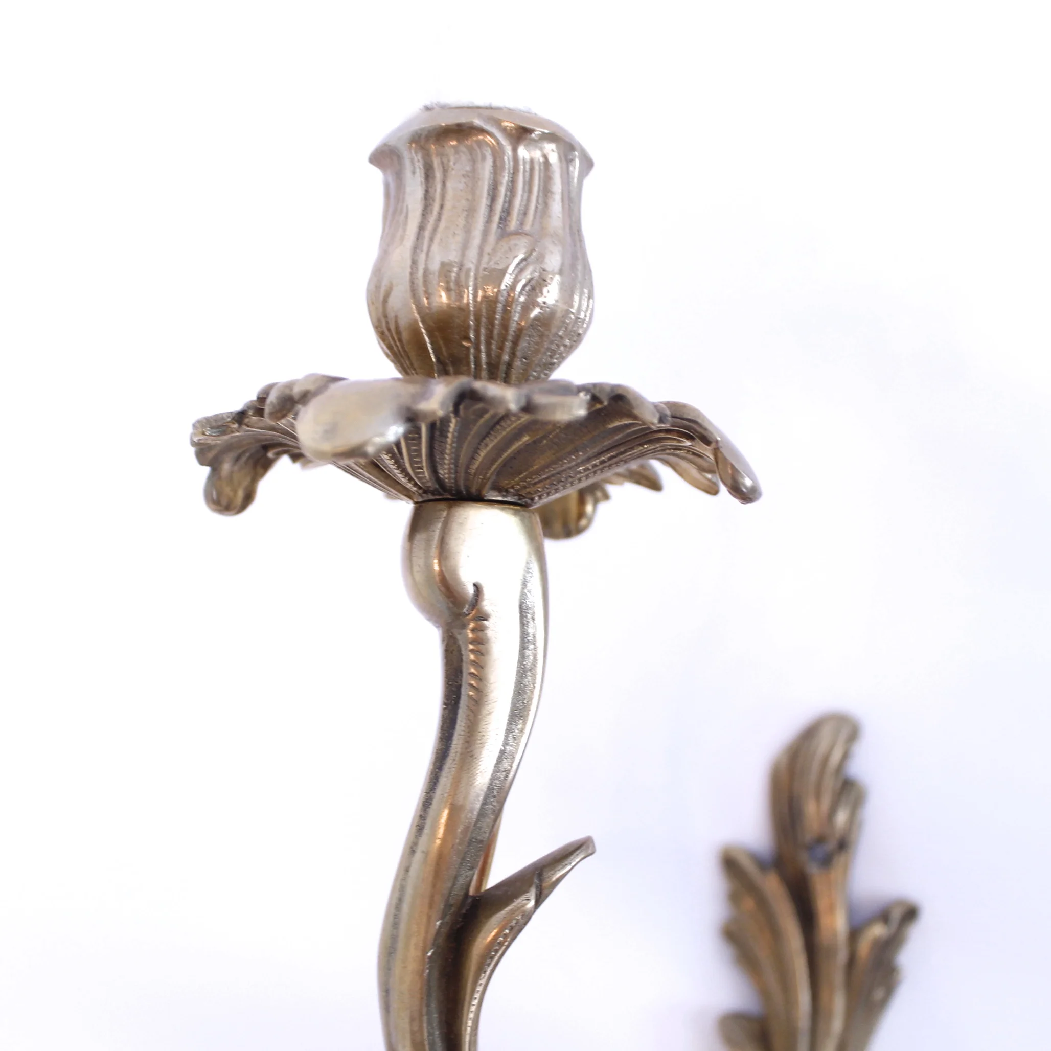 Brass Louis XV Style Sconces