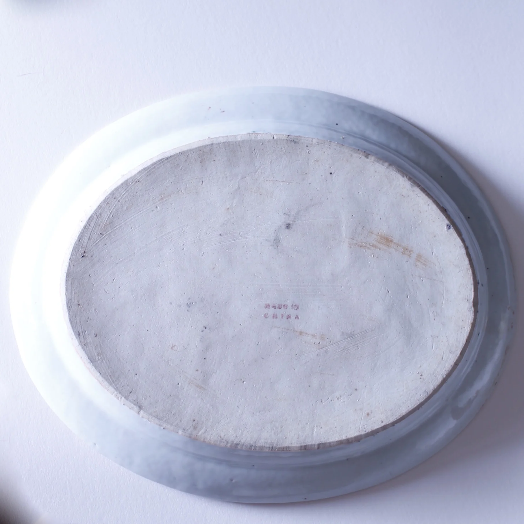Rose Medallion Oval Porcelain Platter