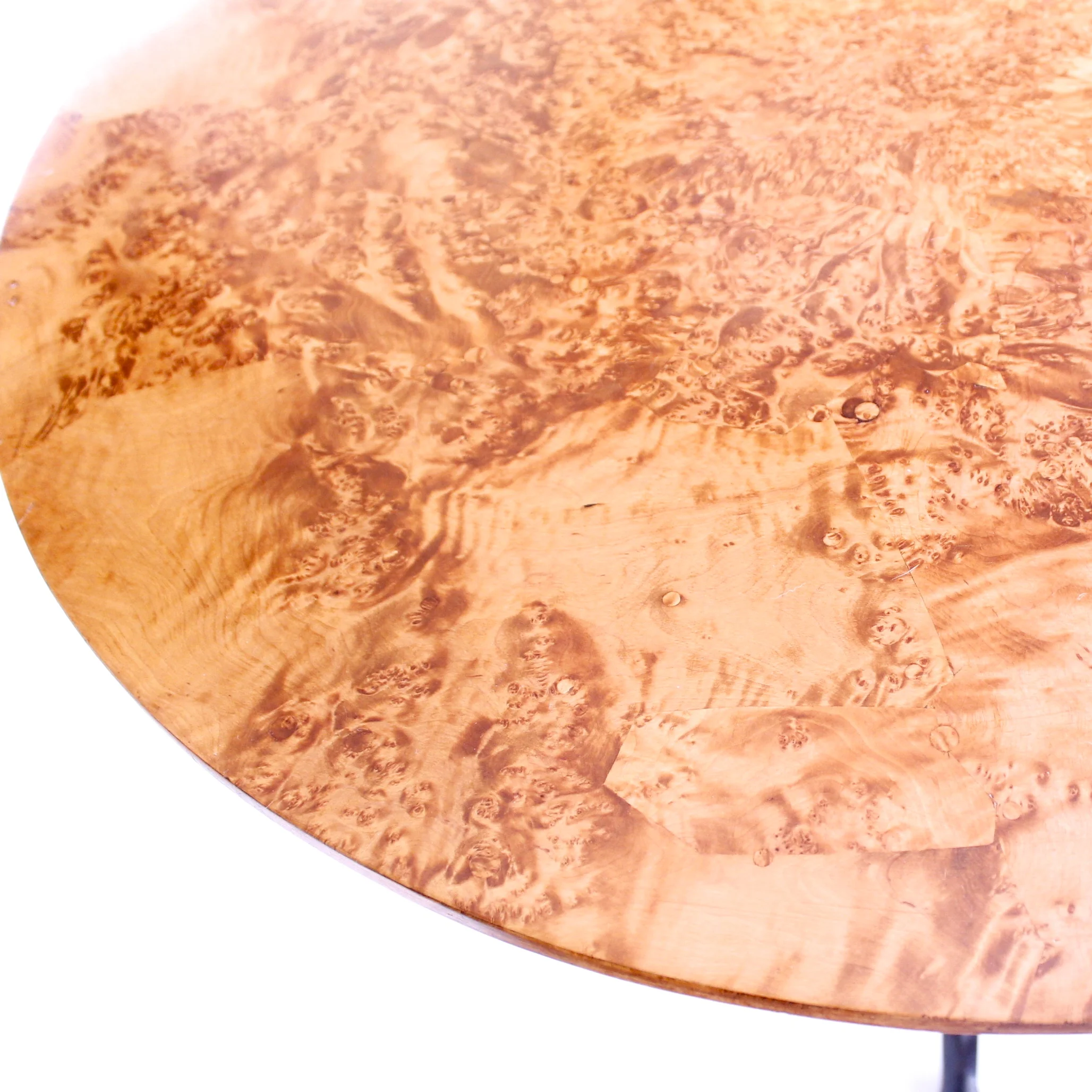 Swedish Alder Root Burl Wood Tilt Top Table, Late 18th/Early 19th Century