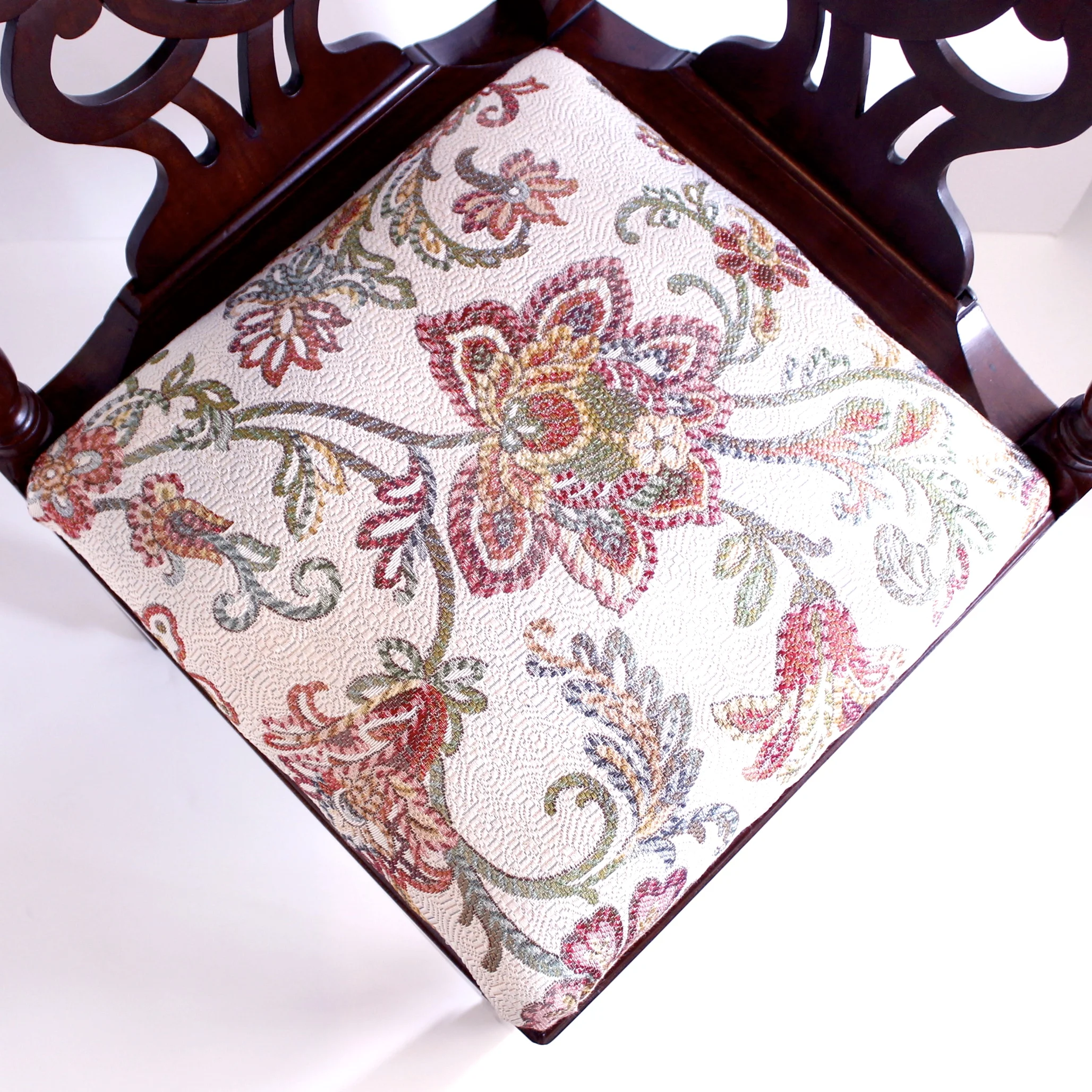 American 18th Century Mahogany Corner Chair