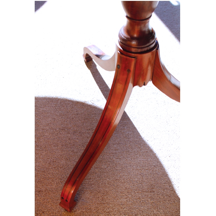 Late George III Period Mahogany Tilt Top Table
