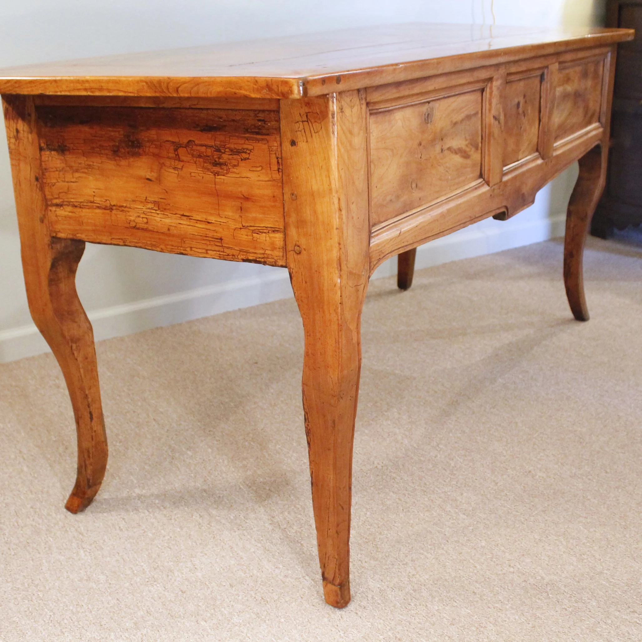 French fruitwood desk