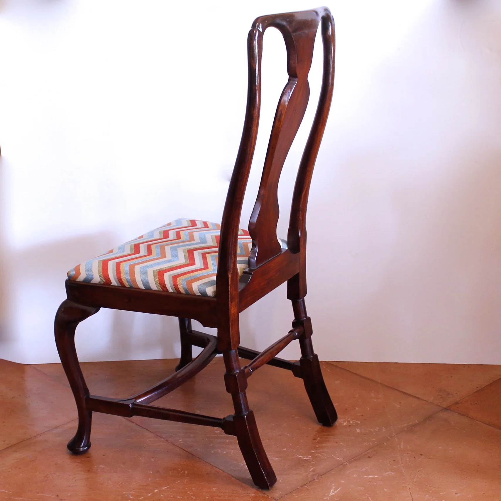 Pair of Walnut George I - George II Side Chairs
