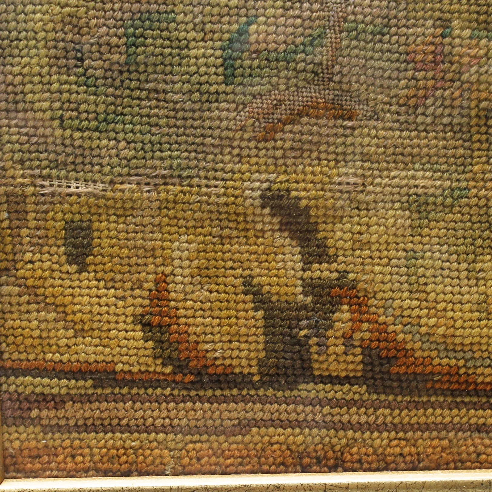 19th Century English Needlework with Wyverns